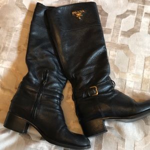 Prada boots leather 40